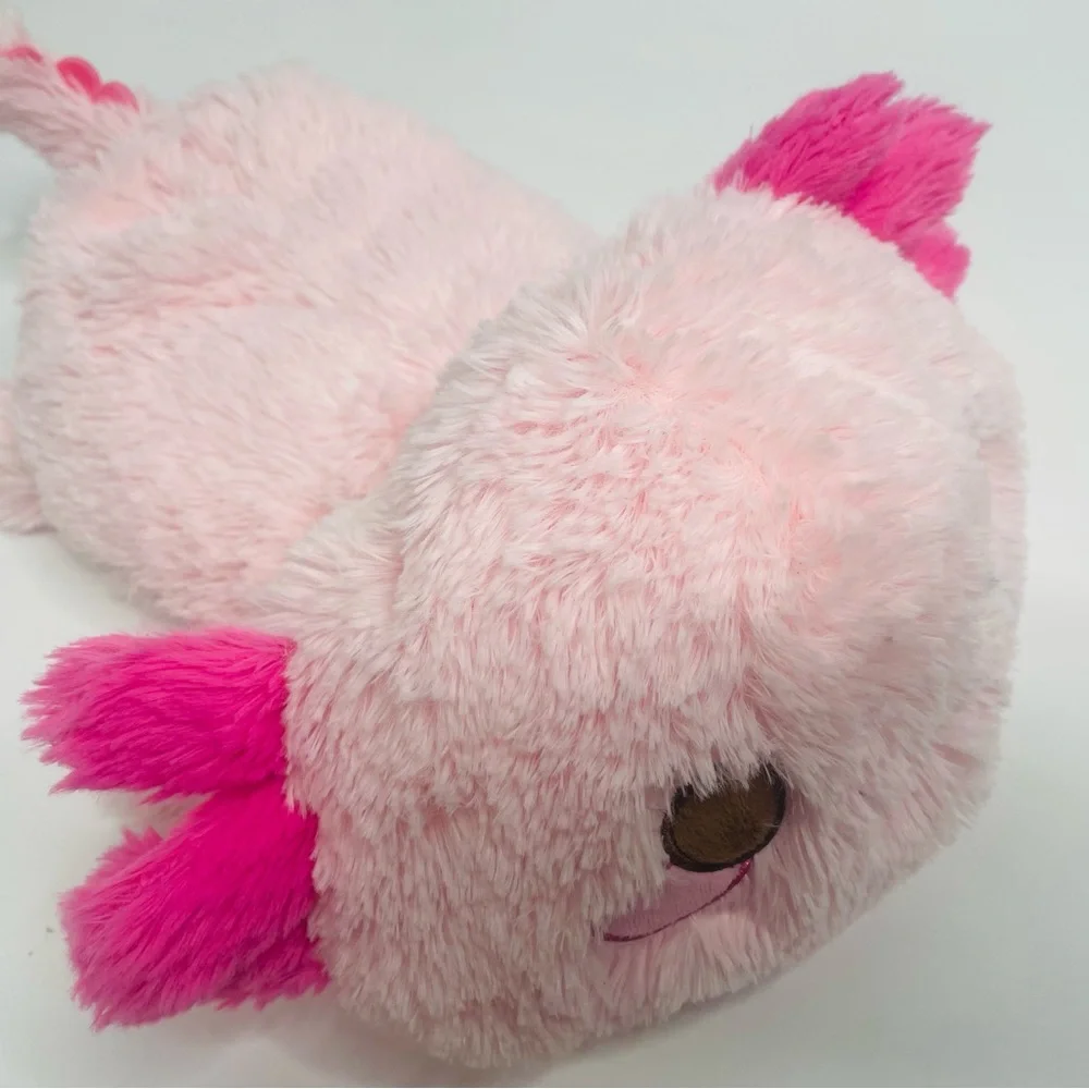 Cuckool Axolotl Pink Salamander Heatable Plush Stuffed Animal Microwaveable 14”